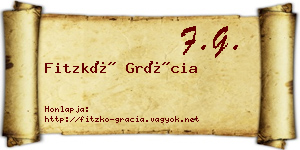 Fitzkó Grácia névjegykártya